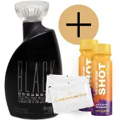 Devoted Creations - Black Obsession + 2 Your Sun Shots + 2 Verfrissingsdoekjes