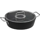 Fissler Kookpan Laag met Glasdeksel Adamant 28 cm