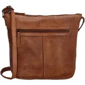 Hide & Stitches Paint Rock Shoulderbag cognac