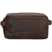Hide & Stitches Japura Toiletbag darkbrown