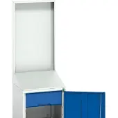 Bott Verso Werktafel | Met Gatenplaat | 525x75x870mm | RAL 7035 - 16926980.16