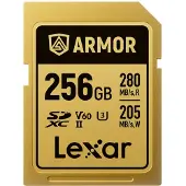 Lexar SDXC Pro Gold Series ARMOR UHS-II 256GB V60 IP68 SS
