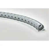 Hellermann Tyton Helawrap kabelbeschermslang, L 2 m x Ø 25 mm, grijs