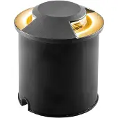 EVN Scopum LED inbouwlamp rond 2-voudig, zwart, Aluminium, LED inbouwspot