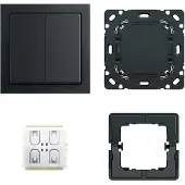 ABB Busch-Jaeger 6716 UJ-885 Future FoH Schakelaarset Mat Zwart - 2CKA006710A0016