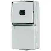 JUNG wandcontactdoos met beschermcontact - 671W