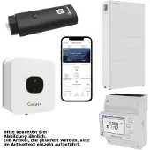 Growatt MIN 4600-XH 4,6kW Hybride Omvormer Met 5,12kWh Thuisbatterij