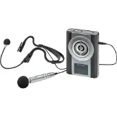 Monacor Hand Spraakmicrofoon WAP-8 Incl. windkap, Incl. tas, Incl. kabel
