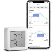 Switchbot Thermometer - Thermometer en Vochtmeter - Smart home - Slim huis - Draadloze temperatuur meting