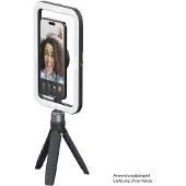 ShiftCam SnapStudio Light, selfie-lamp, zwart, geschikt voor alle merken, iPhone 12 en nieuwer, Android- en telefoonhoesjes, USB-C, LED