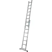 Krause Corda aluminium schuifladder, 2x8 treden, 2-delig