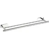 Wenko Orea turbo-loc handdoekhouder duo RVS glans