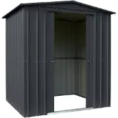 Globel Metalen Tuinhuis Dream - Antraciet - 184x154cm - Dubbele Deur