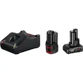 Bosch Professional Standard Starter 1x2.0ah + 1x4.0ah +gal 12v-40 Batterij