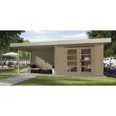 Weka Tuinhuis Met Overkapping 126 Type B Gr1 240x645cm