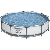 Bestway opzetzwembad Steel Pro Max | blauw | inclusief filterpomp | Ø366 cm | 6473 liter