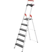 Hailo Trapladder L100 Topline Grijs 6 50 x 116 x 209 cm