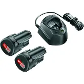 Bosch Powertools Groen Starter Set 12 V - 2x PBA 12V 1,5Ah O-A + GAL1210 voor 12 volt (Groen) - 1600A01L3E