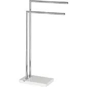 Wenko Porte-serviettes et porte-vêtements noble white - blanc/brillant