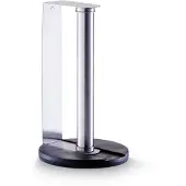 Zeller 24857 PORTE ESSUIE-TOUT EN ACIER INOXYDABLE ET EN PLASTIQUE, Ø 17 CM, HAUTEUR 30 CM