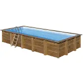 Gre Opzetzwembad Loire Set Rechthoek Met Filterpomp 815x420x146cm