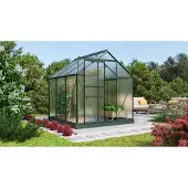 Vitavia Tuinkas Kit Comet 3800 - Polycarbonaat - 4mm - 3,8m² - 195x195x197cm - Smaragd