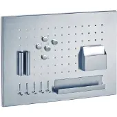 Zeller 11125 Magnettafel 50,0 x 35,0 cm silber