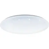 Eglo Slimme plafondlamp Connect Totari-Z, dimbaar, wit / opaal, Woon-/ Eetkamer, Kunststof, Slimme plafondlamp