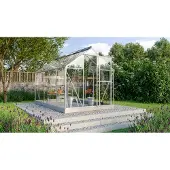 Pergart Kweekkas Triton 6200 - Veiligheidsglas 3mm - Aluminium - 198x317x208cm