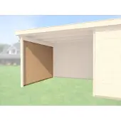 Weka Zijwand 295cm Eiken Licht