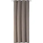 Elbersdrucke Gordijn met oogjes Odeon 255x140 cm bruin Velvet