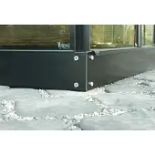 Vitavia Fundatieframe Voor Broeikas 3800 - 12,5cm - Zwart