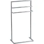 Zeller 18424 Porte-serviettes sur pied 43,5 x 23 x 18 cm Chrom