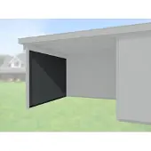 Weka Zijwand 295cm Antraciet