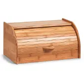 Zeller broodtrommel de Luxe - Bamboe - met deksel - 40 x 26 x 20 cm - 20 liter - Brooddoos - hout