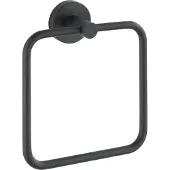 Wenko Bosio handdoekring RVS zwart mat