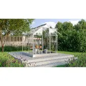 Pergart Tuinkas Triton 3800 - Veiligheidsglas 3mm - Aluminium - 198x193x207cm