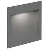 Wever & Ducre Oris Outdoor Inbouw Wandlamp Oris 1.3 | Grey Texture
