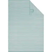 Cawö Theedoek Campus Sea Green (Set van 4)