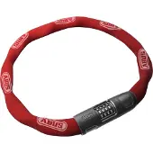 ABUS Fietsslot Kettingslot - 8808C - Security level 9 - rood - 85 cm - Geschikt voor elektrische fietsen en stadsfietsen