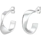 Elli Oorbellen 'Creole' zilver