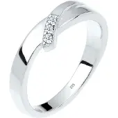 Elli DIAMONDS Ring zilver / wit