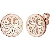 Elli Oorbellen 'Ornament' rose-goud