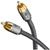 Goobay Plus mono cinch kabel, 10,0 m