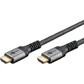 Goobay Plus high-speed HDMI kabel met Ethernet (4K@60Hz), 1,0 m