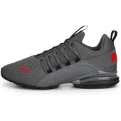 Puma Loopschoen 'Axelion Refresh' grijs / rood / zwart