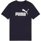 Puma Shirt 'ESS No. 1' nachtblauw / wit