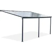 CoverTech Aluminium terrasoverkapping San Diego 3 x 5 antraciet