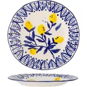Creative Collection Bord aardewerk blauw maxima 27cm