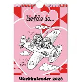 Interstat Liefde is - Weekkalender - 2026 - Romantisch